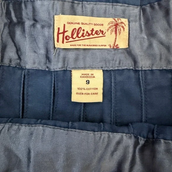 Vintage Y2K Hollister Mini Skirt 9 Rare Low Rise Pleated Velvet Baddie Coquette - Picture 4 of 9